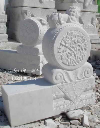供应汉白玉门墩